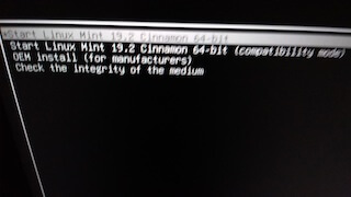 Start Linux Mint