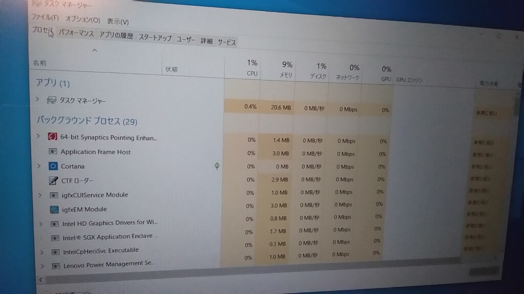 タスクマネージャー2