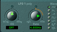 LFO1波形